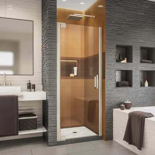 Miniatura 16 de DreamLine Elegance-LS SHDR-4328300-04 - Puerta de ducha pivotante sin marco de 56 3/4 - 58 3/4 pulgadas de ancho x 72 pulgadas de alto en níquel