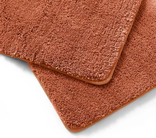 Miniatura 6 de YHF Juego de alfombras de baño de 2 piezas, microfibra gruesa y suave tipo shag, contorno en forma de U, alfombras de baño lavables a máquina