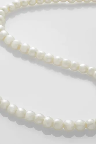 Miniatura 4 de BABEYOND Collar de perlas para hombre Gargantilla redonda de perlas de imitación para hombre, Perla de imitación, Perla de imitación