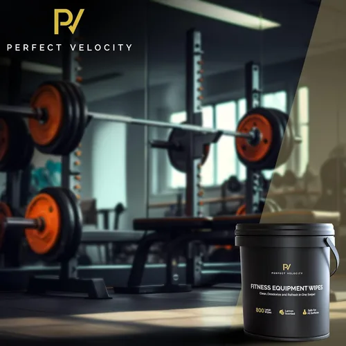 Miniatura 7 de Toallitas para equipos de fitness con dispensador de cubo reutilizable, 800 toallitas húmedas prehumedecidas con aroma a limón multisuperficie