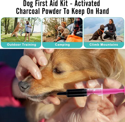 Miniatura 6 de Carbón activado para perros, gatos y todas las mascotas, carbón para intoxicación de perros, malestar digestivo y alivio de gases, soporte hepático