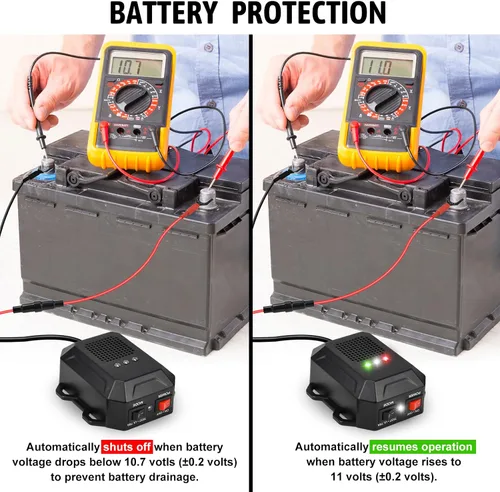 Miniatura 9 de Repelente ultrasónico de roedores para motores de automóvil, disuasorio ultrasónico cableado de 12V 24V para ratones y ratas con luces