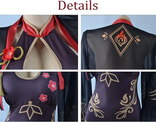 Miniatura 3 de Genshin Impact - Traje de baño para mujer, traje de baño Hutao Lisa