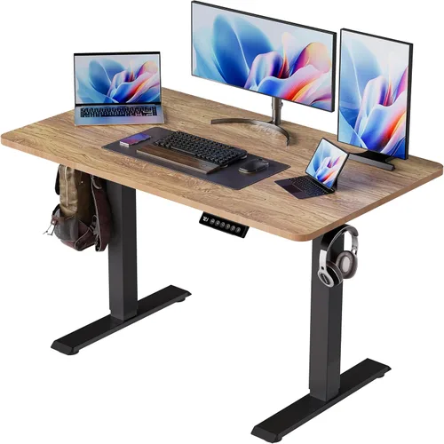 Miniatura 25 de BIZUM - Escritorio de pie eléctrico de 40x24 pulgadas con ajuste de altura y configuraciones de memoria, escritorio ergonómico para sentarse o estar