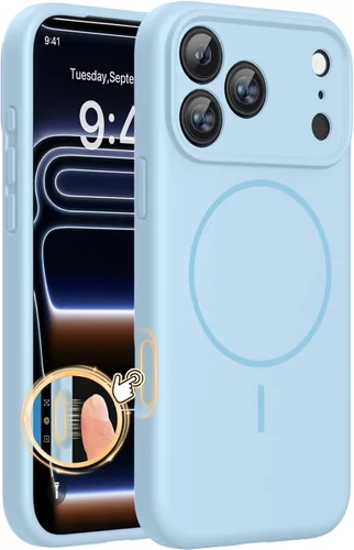 Miniatura 49 de Miracase Funda diseñada para iPhone 13, con protector de pantalla de vidrio templado, forro de microfibra suave antiarañazos, funda de goma