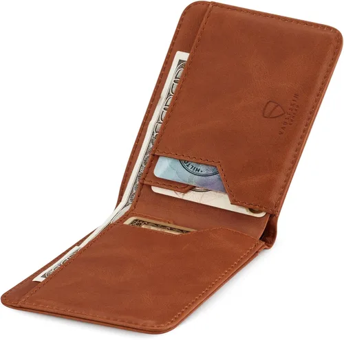 Miniatura 2 de Vaultskin MANHATTAN - Cartera plegable minimalista delgada y tarjetero de crédito con bloqueo RFID e ideal para bolsillo frontal