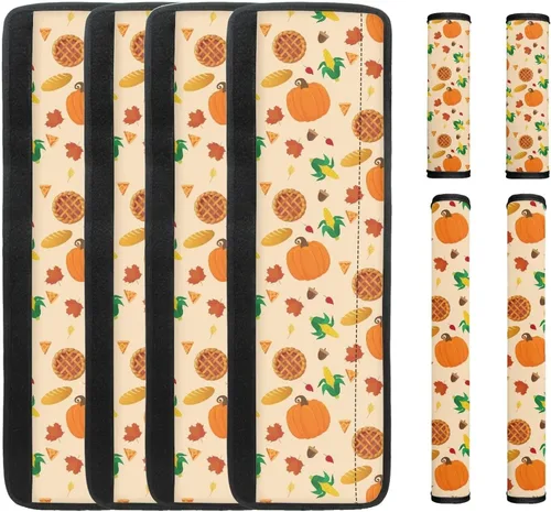 Miniatura 29 de DISNIMO Fundas para manija de puerta de refrigerador con calabaza otoñal, 8 piezas Kithchen para nevera, microondas, horno, lavavajillas, protector