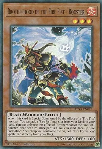 Yu-Gi-Oh! - Hermandad del Puño de Fuego - Gallo - FIGA-EN025 - Super Rare - 1ª Edición - Fists of The Gadgets