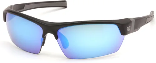 Venture Gear Gafas de seguridad Tensaw con montura negra, lente antivaho gris bosque