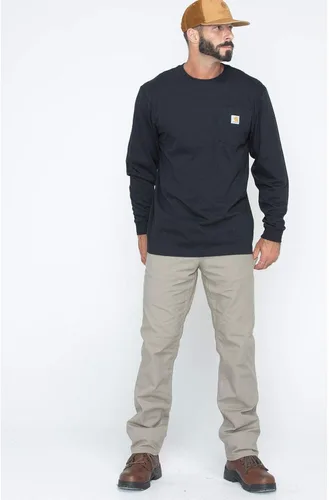 Miniatura 6 de Carhartt - Camisa de ajuste holgado para hombre, pesada, de manga larga y con bolsillo