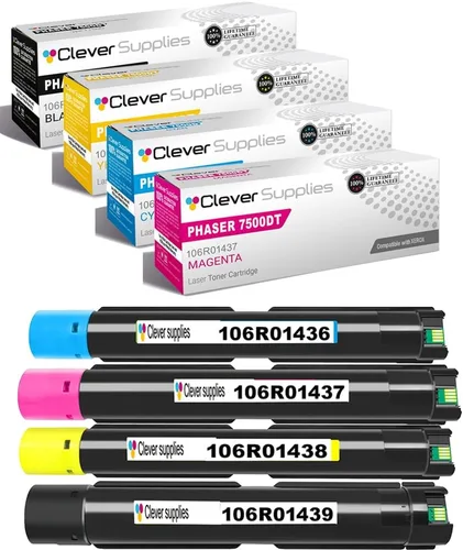 Miniatura 146 de CS compatible Xerox Phaser 6510/WorkCentre 6515 (106r03480) 2 cartuchos de tóner negro para Phaser 6510, WorkCentre 6515 2 negro