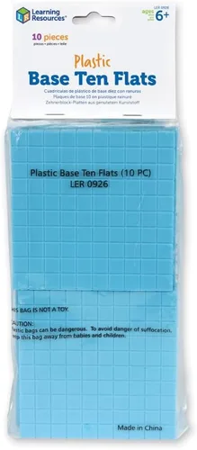 Miniatura 10 de Learning Resources Base Ten Blocks Smart Pack - 121 piezas, a partir de 6 años, grados 1+, juegos de matemáticas de primer grado, suministros