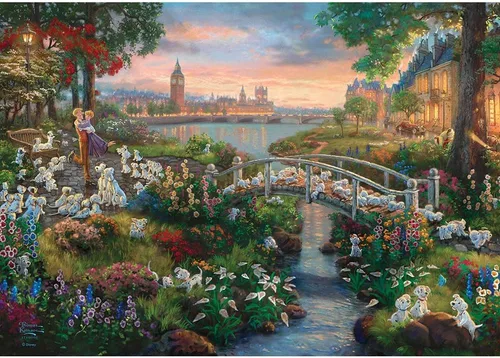 Miniatura 39 de MIGHTYPRINT Disney – La Bella Durmiente – Princesa Aurora y el Príncipe Felipe – Arte de pared duradero de 24 x 17 pulgadas – No hecho de papel