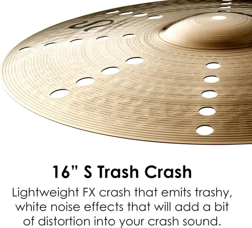 Miniatura 3 de Zildjian Platillo de choque de basura S16TCR de 16" S