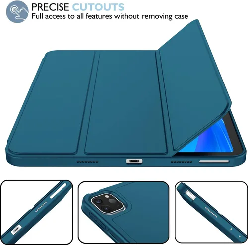 Miniatura 5 de iMieet Funda para Nuevo iPad Pro de 11 Pulgadas 2022 (4ª generación)/2021 (3ª generación) con portalápices