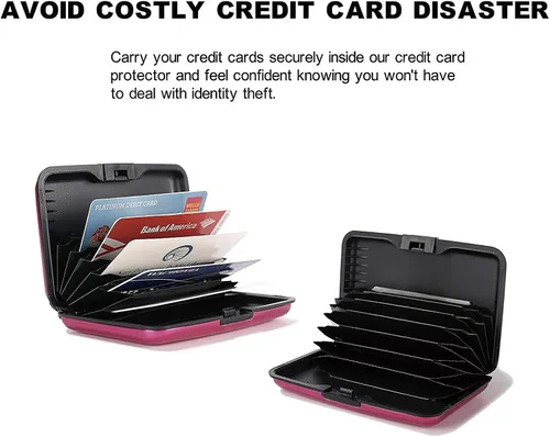 Miniatura 4 de Shell-D. Protector de tarjetas de crédito con tecnología RFID, protege tu dinero y te ahorra dolores de cabeza, Rosado