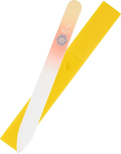 Miniatura 10 de Bona Fide Beauty Lima de uñas de vidrio con estuche (Aguamarina) - 1 pieza Regalos lujosos para mujeres, lima de uñas grabada de cristal para uñas