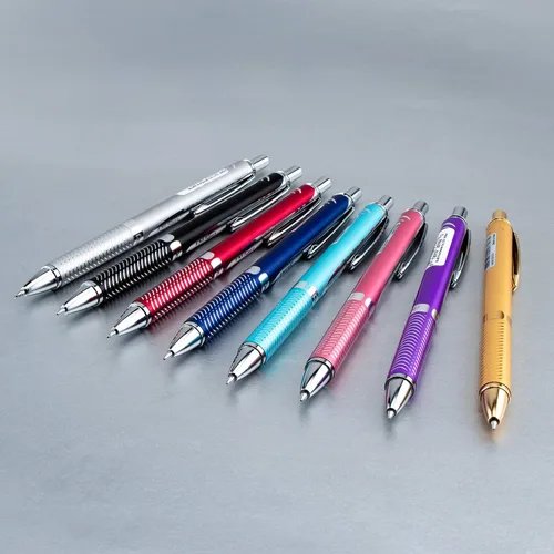 Miniatura 7 de Lapicero de gel líquido Pentel EnerGel de aleación RT premium, Violeta