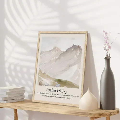 Miniatura 8 de Juego de 6 imágenes de Jesús cristiano con versículos bíblicos, arte de pared, Salmos, Escrituras, galería, impresiones religiosas, arte de pared