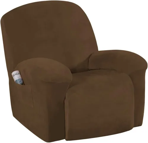 Miniatura 21 de H.VERSAILTEX 1 Pieza Funda para Sillón Reclinable de Terciopelo Fundas Deslizantes para Sillón Reclinable Fundas Deslizantes para Sillón Reclinable