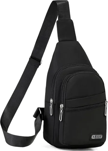 Miniatura 23 de Banelu Mochila Pequeño Bolso Bandolera para Mujeres de Moda, Bolso Pequeño de Cadera de Cruz Mochila de Senderismo de Viaje