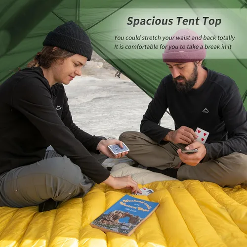 Miniatura 6 de Naturehike Mongar - Tienda de campaña para 2 personas, 3 estaciones, Tienda de campaña para mochileros ultraliviana para senderismo, Ciclismo