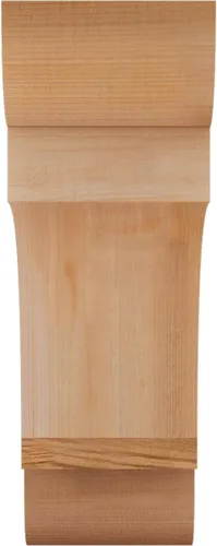 Miniatura 2 de Ekena Millwork COR04X12X12NEB00RWR 4 pulgadas de ancho x 12 pulgadas de profundidad x 12 pulgadas de alto New Brighton Rough Sawn Corbel, cedro rojo