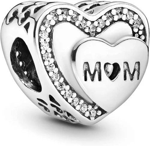 Annmors Jewelry Birthday Charms for Woman-925 Sterling Silver Dangle Pendant Bead with Cubic ZirconiaGirl Jewelry Beads DIY Gifts for Women Bracelet