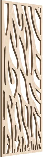 Miniatura 119 de 9 3/8"W x 24 3/8"H x 1/4"T Bristol Decorativos Paneles de Pared de Madera Calado, Cereza