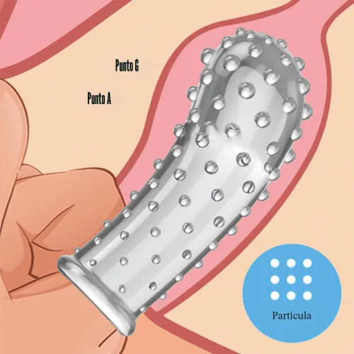 Miniatura 4 de 2 piezas de accesorios para vibrador de dedo para adultos, funda para dedo, vagina, clítoris, pezón, estimulador de punto G, juguetes sexuales