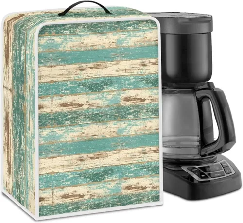 Miniatura 31 de DISNIMO Cubierta antipolvo para cafetera de mariposa azul, fundas para máquina de hacer café de cocina con mango superior, cubierta