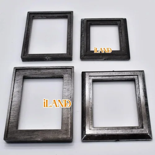 Miniatura 3 de iLAND Accesorios de casa de muñecas en miniatura para muebles de casa de muñecas a escala 1:12, marcos de casa de muñecas con juego de pinturas