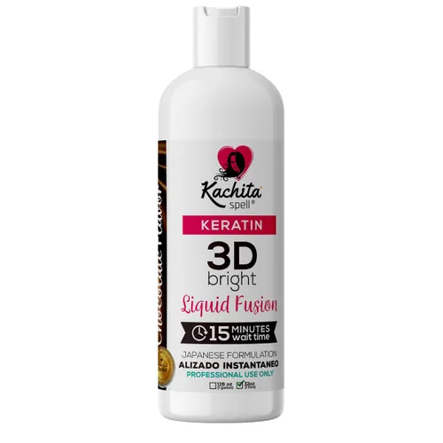 Miniatura 3 de Kit de queratina brasileña 3D FORMULA MEJORADA Tratamiento Plisadores de Cabello Hight Bright Kachita Spell + Champú Clarify