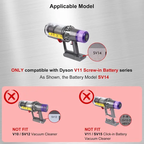 Miniatura 4 de Conjunto de interruptor de gatillo de metal compatible con Dyson V11 SV14 Partes de repuesto de botón de encendido de aspiradora