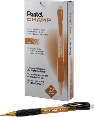 Miniatura 11 de Pentel Champ Starter Set con lápiz automático con plomo, (0.020 in), surtido, paquete de 2 (A2CBP)