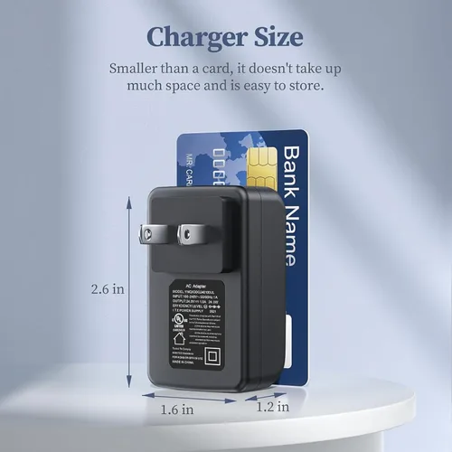 Miniatura 7 de Adaptador de corriente CA/CC de 24 V, 1 A, entrada de 100-240 V, enchufe de pared de conmutación regulado de 24 W con 10 puntas de CC, compatible