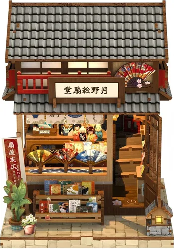 Miniatura 10 de Kit de rincón de libros Fsolis, kit de manualidades para casa de muñecas en miniatura para adultos, decoración para estantería, cumpleaños