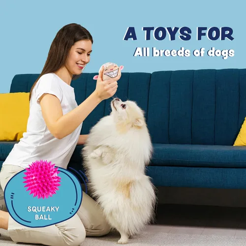 Miniatura 5 de Juguetes Perros - Ovejas - Juguetes Perros - Ovejas - Juguetes para perros para masticadores agresivos (3 en 1) - Juguetes Perros - Oveja