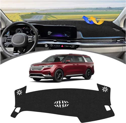 Miniatura 94 de FIILINES Cubierta para tablero Compatible con Mazda 3 2010-2013 Accesorios Tapete para tablero para Mazda 3 Accesorios Tapete para salpicadero