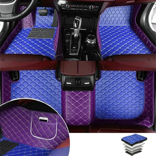 Miniatura 37 de Alfombras para todo tipo de clima de TAHALI - Alfombrillas impermeables, antideslizantes, de cuero para automóviles, SUV, camiones - Proteja