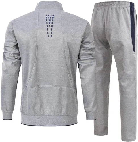 Miniatura 2 de Rdruko - Conjunto deportivo con cierre de zíper completo, para hombre