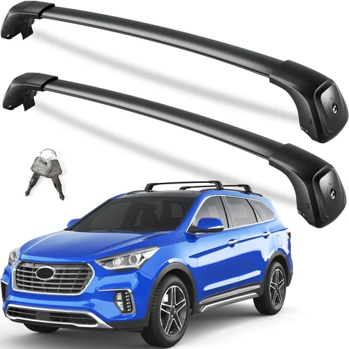 Miniatura 9 de KINGGERI Barras transversales de techo con cerradura de 330 libras compatibles con Volkswagen VW Atlas Cross Sport 2020-2026