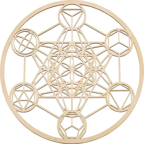 Miniatura 16 de Fourth Level MFG Ankh de 12", Arte de Pared de Madera de Geometría Sagrada, Decoración Colgante para el Hogar del Antiguo Egipto, Símbolo Eterno
