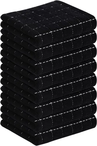 Miniatura 145 de Homaxy Paños de cocina 100% algodón de felpa, toallas de cocina ultra suaves y absorbentes para la cocina, adecuadas para secar y lavar platos