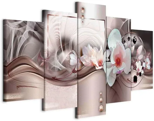 Miniatura 31 de Lienzo decorativo con impresión artística de diseño de orquídea de Artgeist Orquídea #01