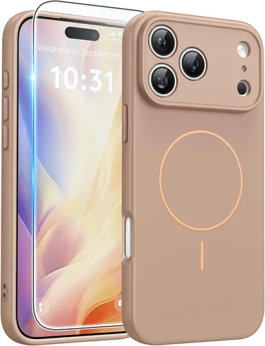 Miniatura 223 de FNTCASE - Funda para iPhone 16 Pro: magnética, mate, translúcida, de grado militar, protectora contra caídas, resistente, fina, duradera y a prueba