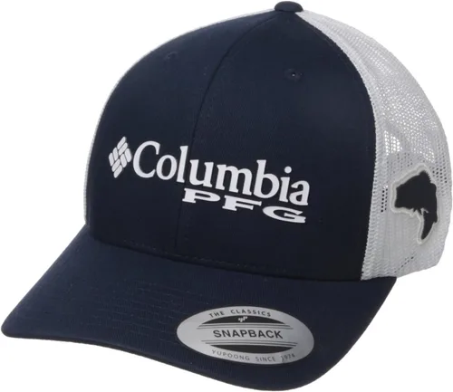 Miniatura 354 de Columbia - Gorra de malla con bandera con árboles unisex para adultos, corona alta