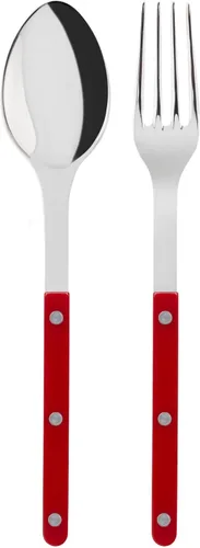 Miniatura 5 de SABRE PARIS - Juego de 2 piezas para servir - Colección Bistrot - Tenedor grande y cuchara grande - Acero inoxidable y nailon - Apto para Negro
