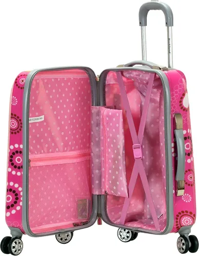 Miniatura 5 de Rockland - Equipaje Vision con carcasa rígida y ruedas, Rosa (pink pearl)), F151-PINKPEARL
