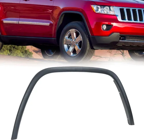 Miniatura 9 de KARPAL Moldura para guardabarros de arco de rueda delantera compatible con Grand Cherokee 2016-2022, lado del lado del conductor, 5XT69RXFAC